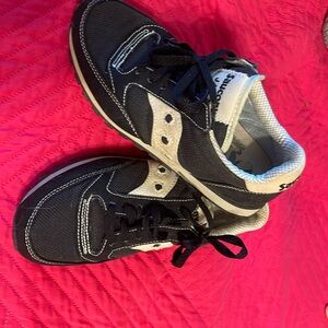 Saucony Originals Womens Jazz Low Pro Vegan Black 7 Worn Once.